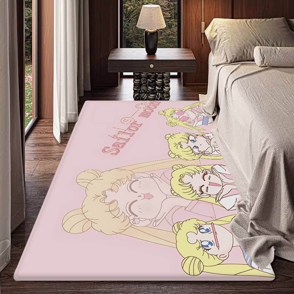 ANIME S-SAILOR-MOON Door Mat Washable Non-Slip Living Room Sofa Chairs Area Mat Kitchen Doormat Area Rug
