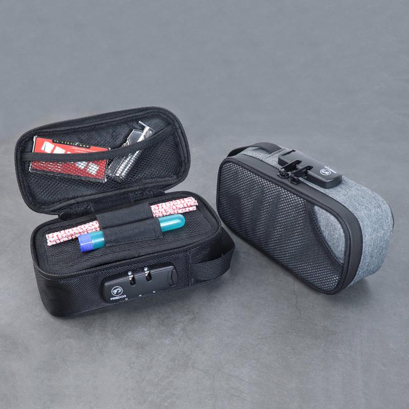Smell Proof Carbon Lined Carry Stash Bag With Lock Discreet Secure Case