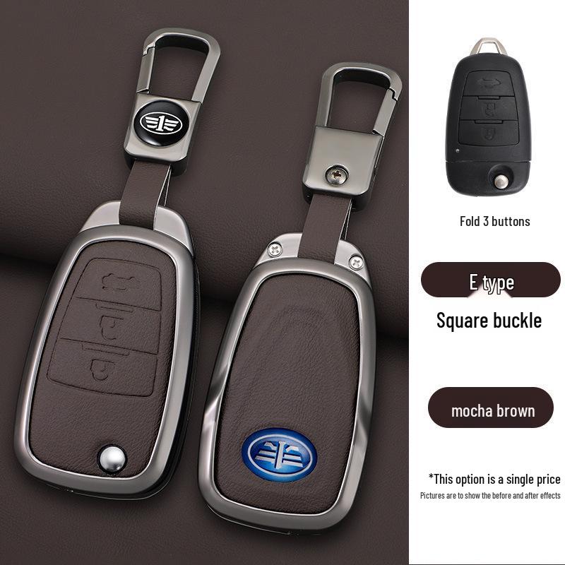 13-18 FAW Besturn X80 Smart Folding Key Cover with Metal Shell
