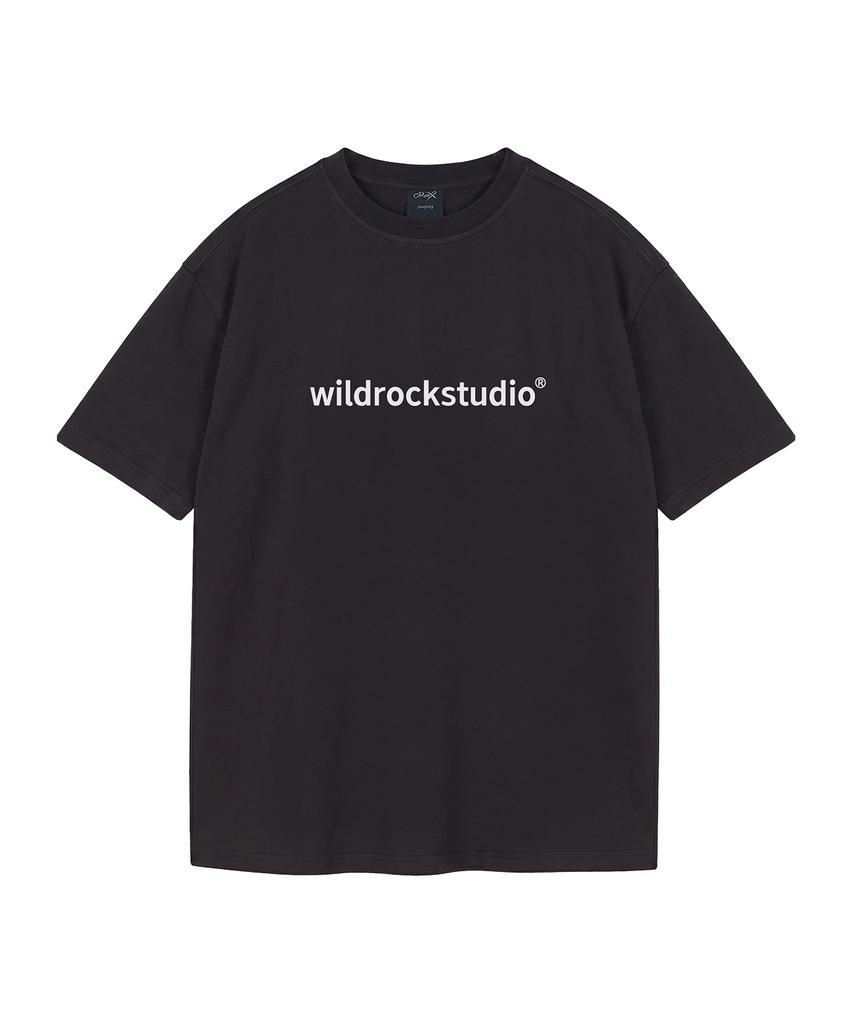 WILDROCK Standard Logo Pigment Oversized Short Sleeve T-Shirt (Cropped) (Type B)