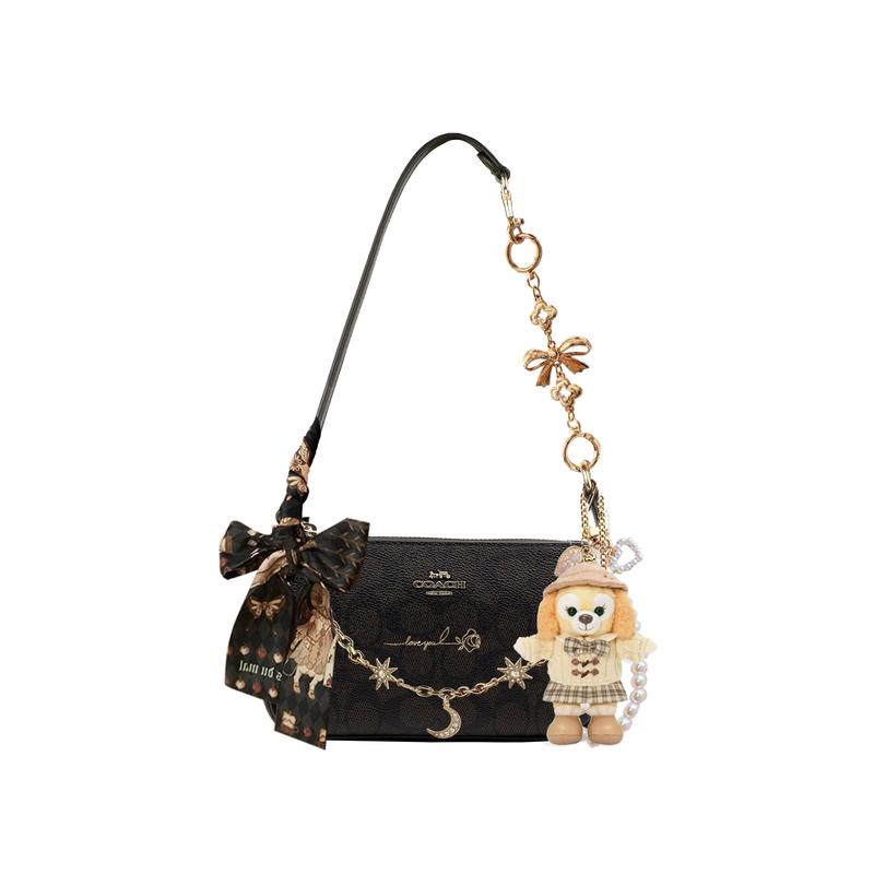 

COACH shoulder bag [Customized Bag] Nolita 19 Retro Classic Old Flower Silver Label Logo Artificial Dieyi Xinghui basic package (bag + dust bag) срібний