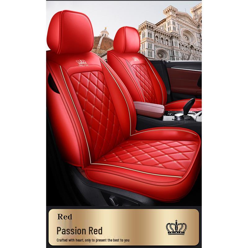 

Чехол на сиденье из натуральной кожи в британском стиле - Универсальная автомобильная подушка на все четыре сезона Standard