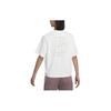 Nike Letter Round Neck Casual Loose Short Sleeve Drop Shoulder T-Shirt Women T-Shirt White FJ2703-121