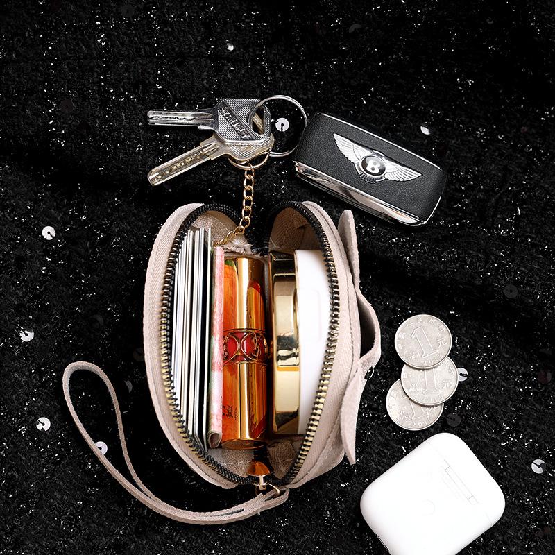 New Women's Elephant Coin Purse Keychain - Fashionable Card Holder & Lipstick Storage