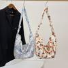 Tote Bag Women's New Trendy Large-capacity Cartoon Cute Printed Nezha Aobin Dumpling Bag One-shoulder Messenger Cloth Bag Women