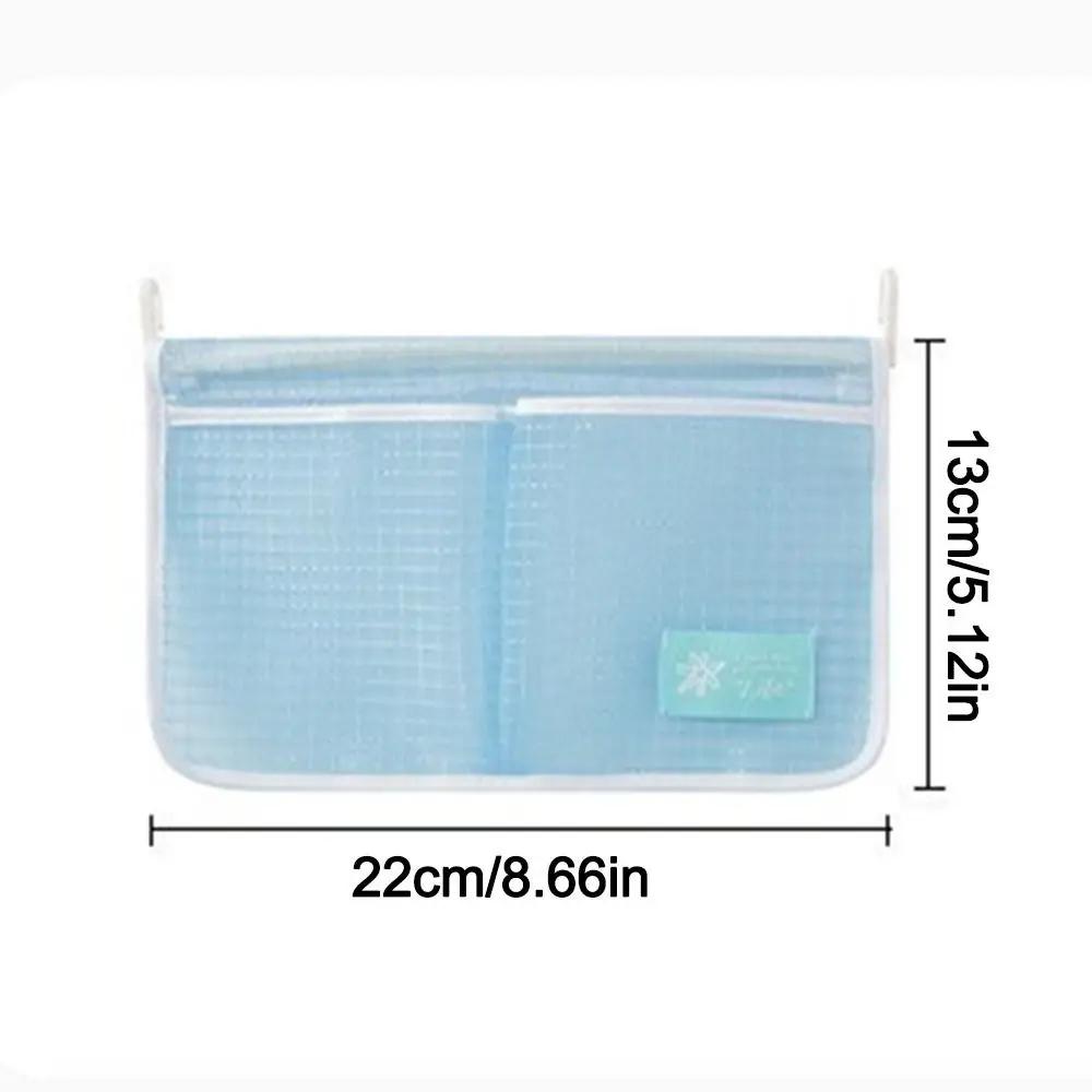 New Mesh Refrigerator Storage Bag Double Grid with Hook Kitchen Storage Pockets Large Capacity Refrigerator Organizer Hanging