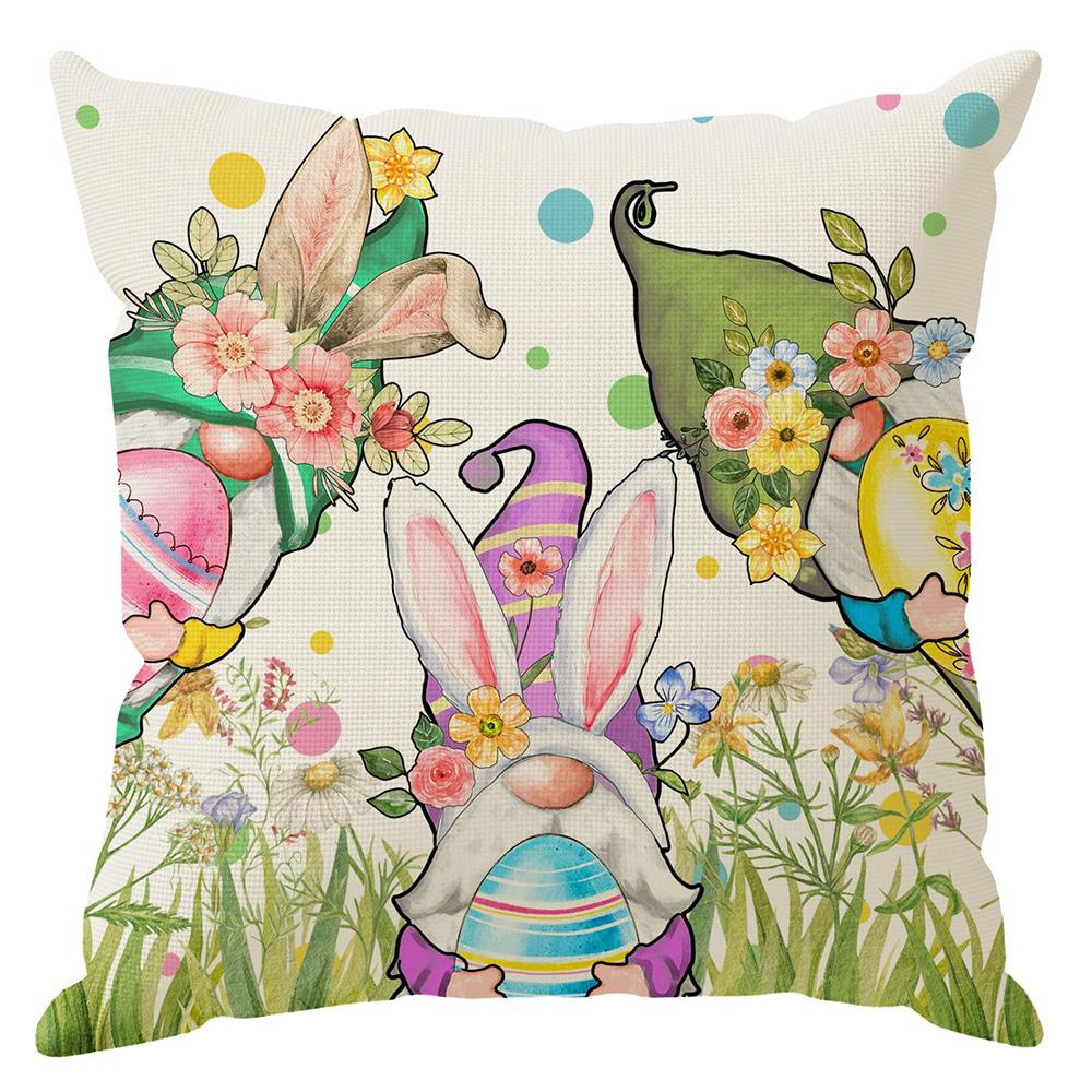 PC Easter Bunny Pillow Covers Collection Decorative sofa cushion cover home decoration D printing