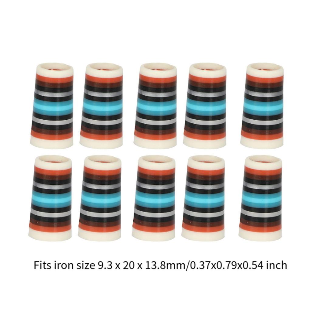 10Pcs Golf Iron Ferrules End Caps Size .370 Portable Accessories Golf Ferrules