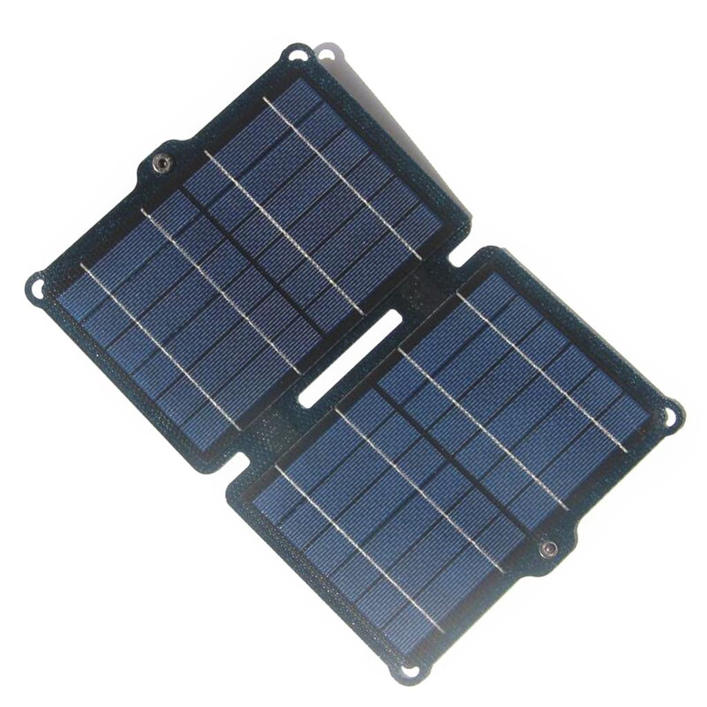 ETFE Mobile Solar Charger Portable Solar Panel Energy Power Bank 5V USB for Phone Waterproof Outdoor Hiking