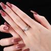 Tancise Women Classic 925 Sterling Silver  Zircon Ring Ladies Jewelry Wedding Promise Party Gift