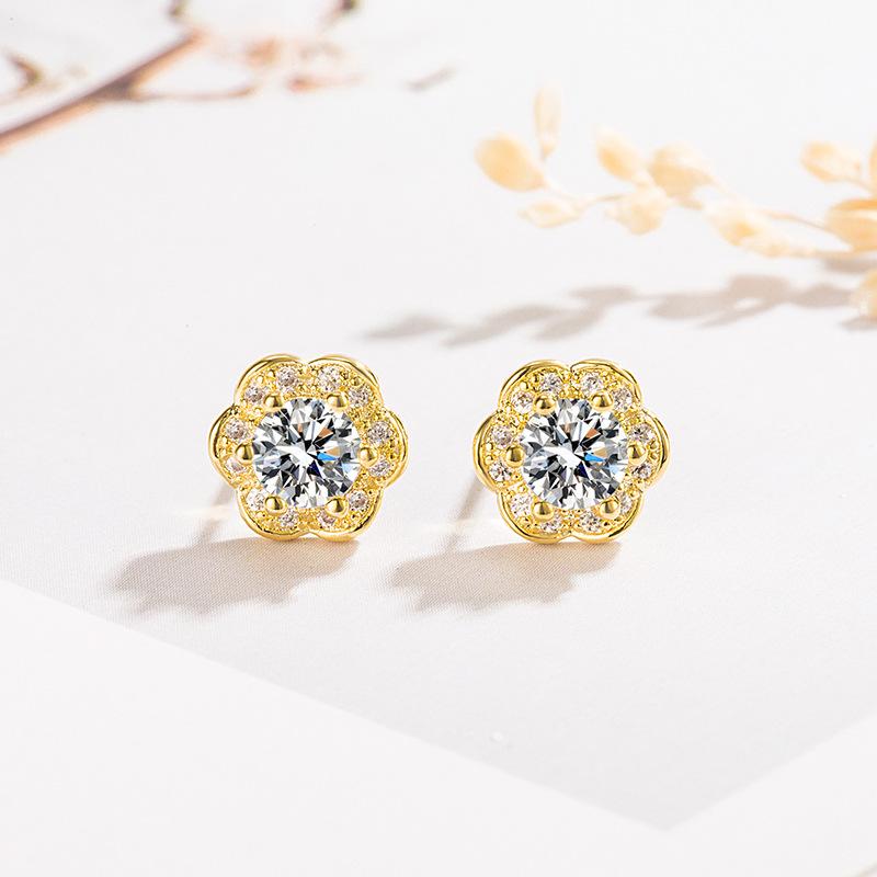 

Серьги SACE GEMS с цирконием для женщин, подарки на свадьбу золотой