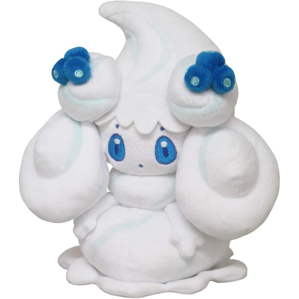 Sanei Boeki Pokmon All Star Collection Mahoippu (Milky Salt) Plush Toy 15.5x12.5x18cm