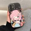 Pro OPPO A16 A38 A57 A58 A74 A78 A98 Reno8T Reno13F Realme C25S C53 C65 Kreslená černá kočka stříbrný okraj měkký tekutý silikonový ochranný kryt