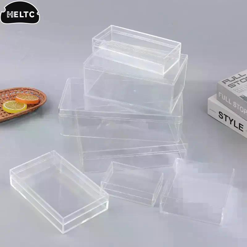 Thickened Rectangular Acrylic Storage Box High Transparency Food Gift Packaging Plant Landscaping Transparent Box