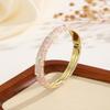 Eingelegtes Emaille Abgetropfte Glasur Armreif Ausgehöhlt Klassisch Cloisonné Armband Retro Elegant Öltröpfchen Armband Party Schmuck