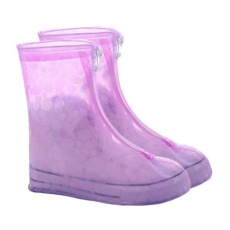 Children Shoe Cover Waterproof Silicone Sport Rain Boot Cover with Layer Non-slip Material Wear-resistant Thick Shoes Cover