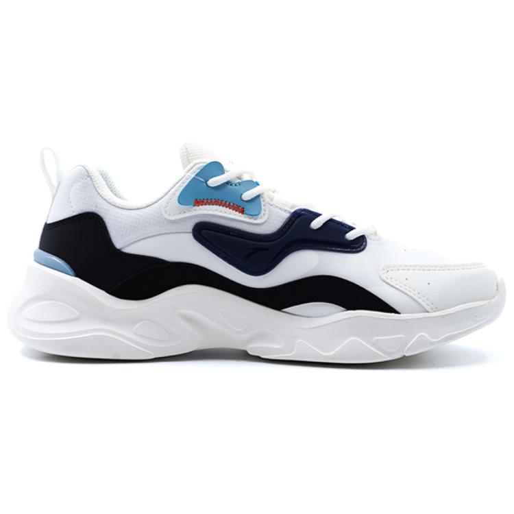 Anta Breakthrough Leather Casual Slip-Resistant Durable Low-Top Lifestyle Shoes Men sneakers White Black Gray 112518860R-1