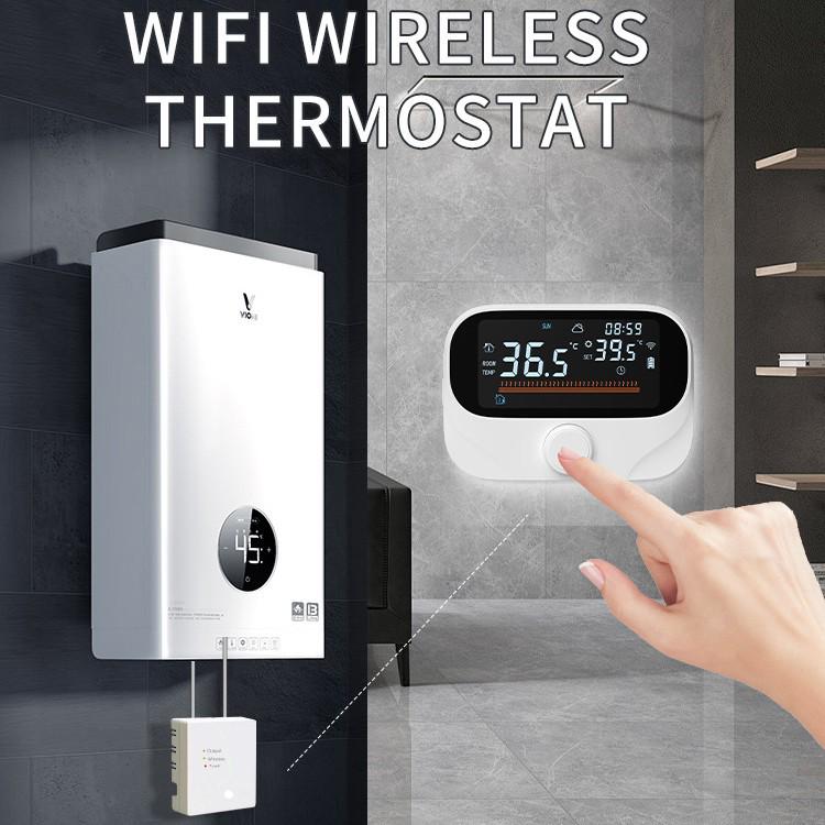 Graffiti Smart WiFi Wall-Mounted Boiler Thermostat, 868MHz Wireless, No Wiring Required Graffiti WiFi Wall-mounted Boiler Thermostat