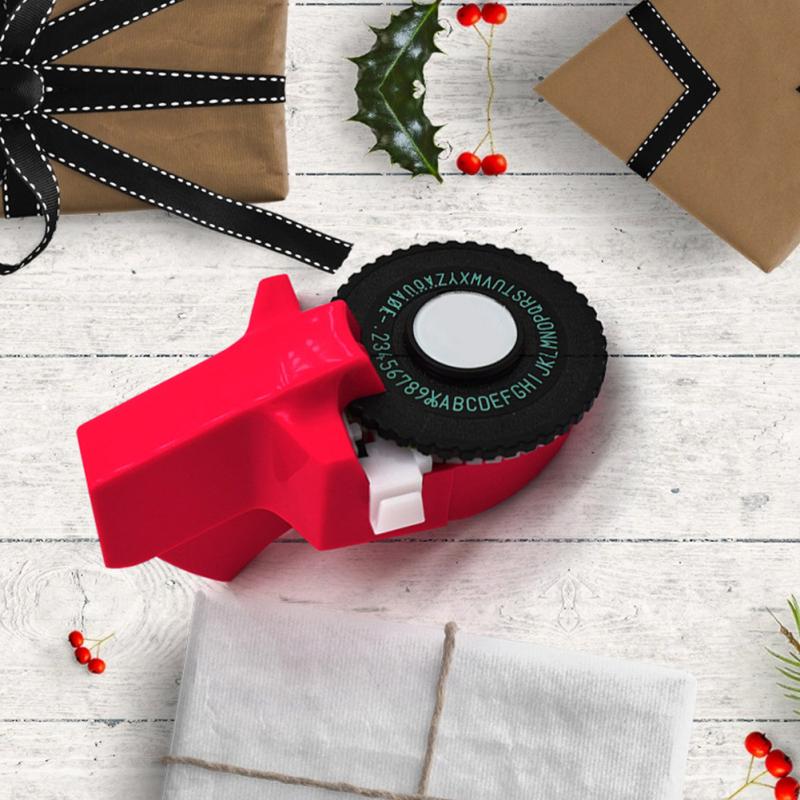 C101 Mini DIY Manuală Bandă pentru mașină de scris cu majuscule Disk pentru etichetare în relief