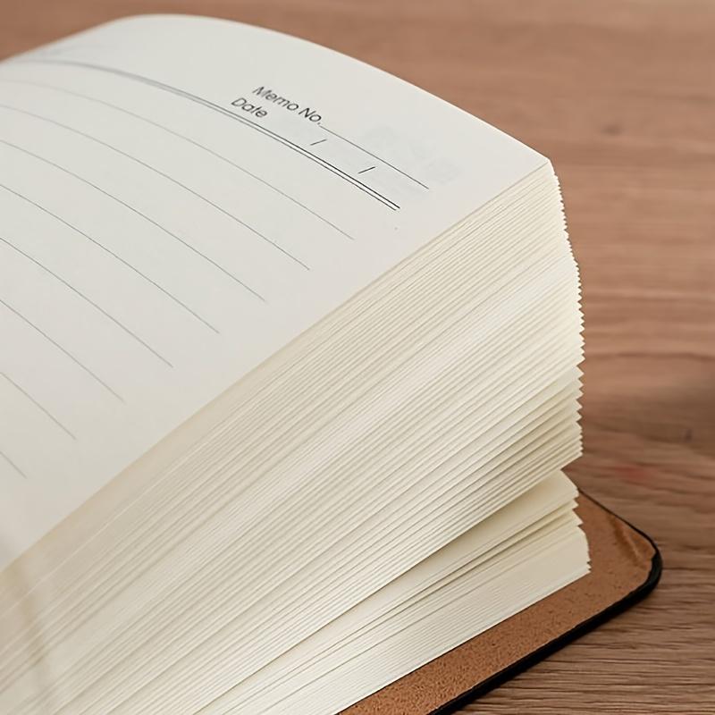 A5 100listý volný listový zápisník: Minimalistický design v jednotné barvě, Vyměnitelné vnitřní listy, Ideální pro obchodní jednání, Kancelářské a školní potřeby