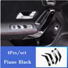 Car Inner Door Armrest Handle Panel Frame Trim Stickers For Mercedes Benz A Class W177 CLA C118 2019-2024 Car Accessory BFGIJ1
