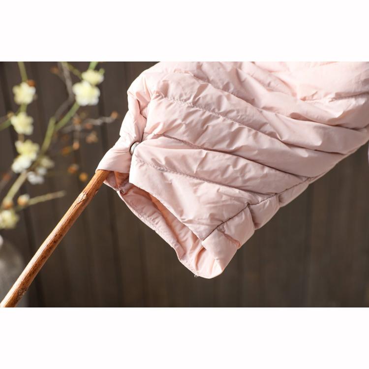 Women Down Jacket Hood Over Size Loose Casual Autumn Winter Outwear Coat