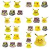 Cartoon Pikachu Fisherman Hat For Kids And Parents Cute Outdoor Sun Hat