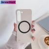 Luxury Ultra Thin Frameless Magnetic For Magsafe Case For Samsung S26 S25 Edge S24 S23 Ultra S22 Plus S21 FE Slim Hard Matte Cap