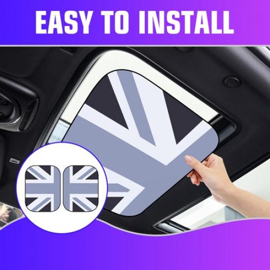 2X For MINI Cooper R55 F55 F56 R56 R61 Sunroof Sun Shade UV Block Roof Cover