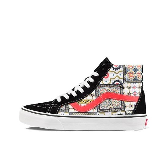 

Vans Sk8-Hi Reissue Moroccan Tile Check - Orange VN0A4BV8687 Men s Shoes EU 36.5 помаранчевий/чорний