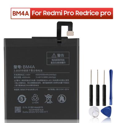 NOVA Bateria de Reposição Para Telefone Xiaomi Red mi Pro BM4A 4050mAh