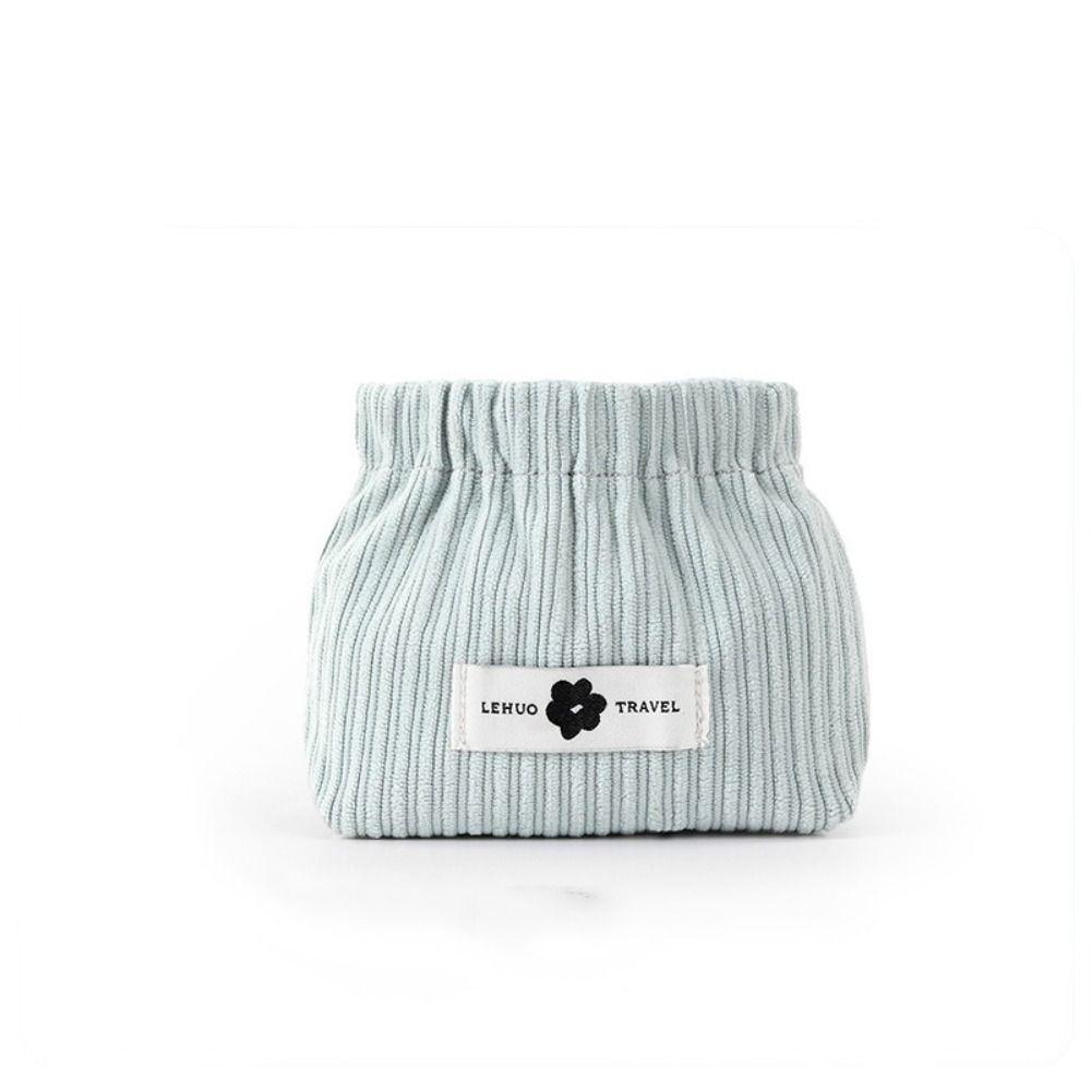 

Flower Lipstick Storage Bag Corduroy Leaf Spring Bag Small Item Bag Mini Cosmetic Bag Girls