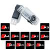 2Pcs Led Car Door Welcome Lights For 4dnvc A1 A3 8P 8V A4 A5 A6 A7 A8 Q3 Q5 Q7 Q8 Sline TT Projector Ghost Shadow Lamp dnvc4
