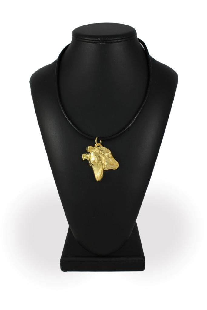 Collie Smooth – Dog necklace in gift box, gold-plated pendant for dog fan | Art-Dog