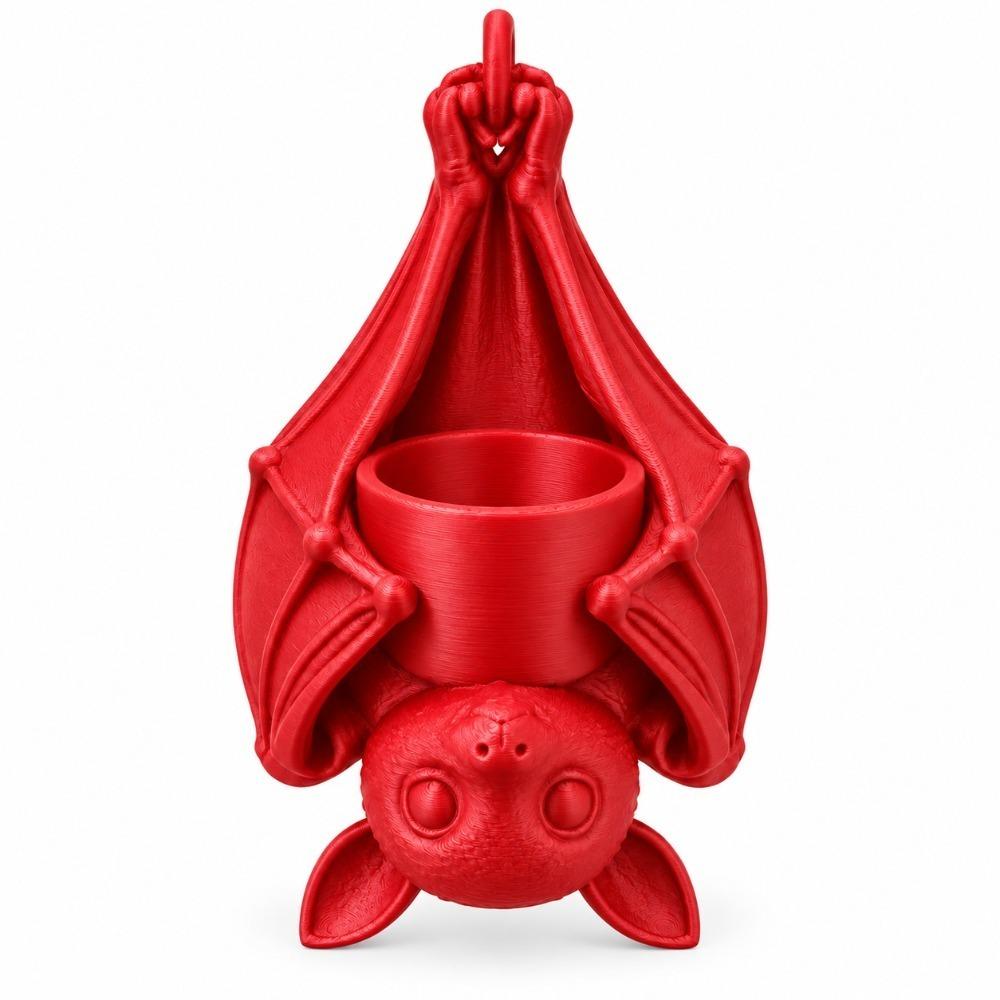 3D Printed Upside Down Bat Hanging Planter Plastic Animal Succulent Planter Halloween Party