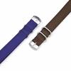 Nylon Watch Strap Replacement Strap with Silver Stainless Steel Buckle for Men's Watch 20mm/22mm/24mm Watch Bands