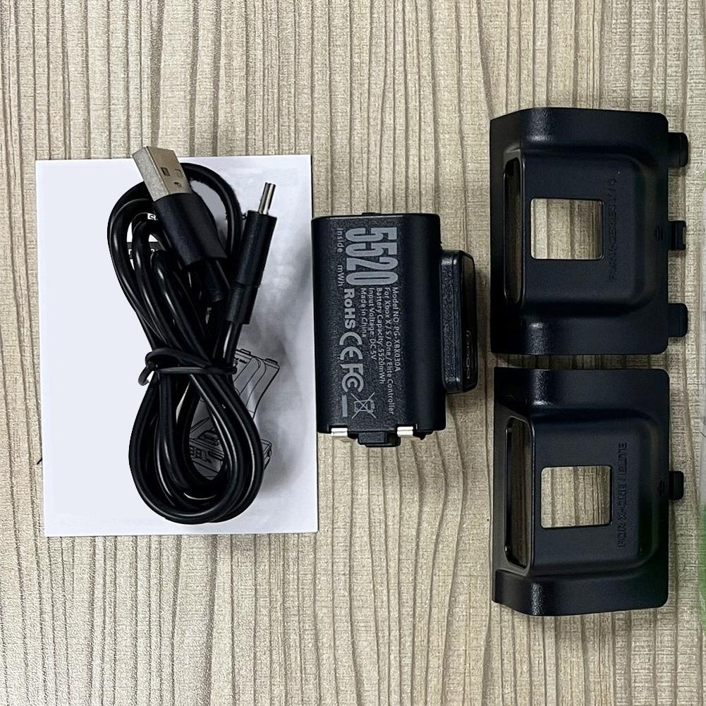 1350mAh Controller Battery Pack with Digital Display Rechargeable Battery Pack with Charging Cable for Xbox Series X/S/One/Elite