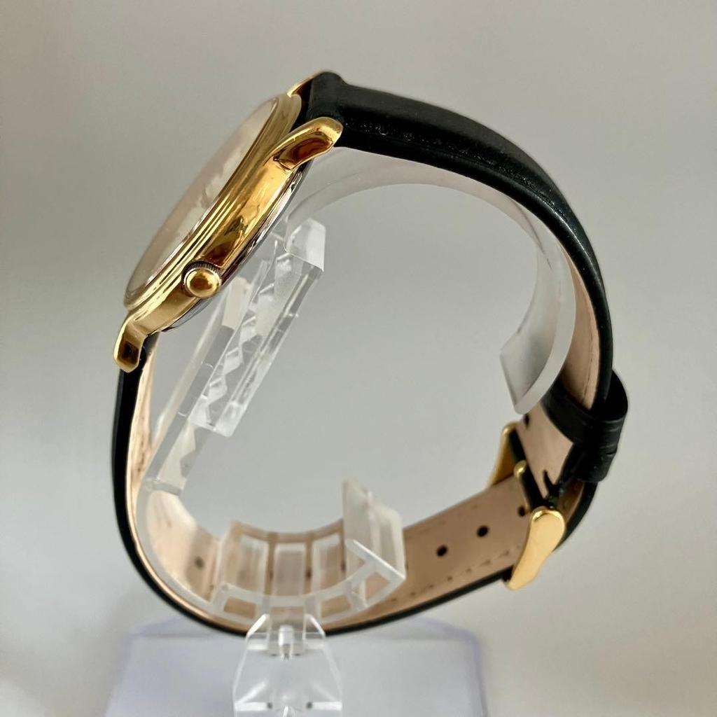 Seiko 7N01-0BR0 Quartz Wristwatch Gold Tone Tested Japan Used F/S