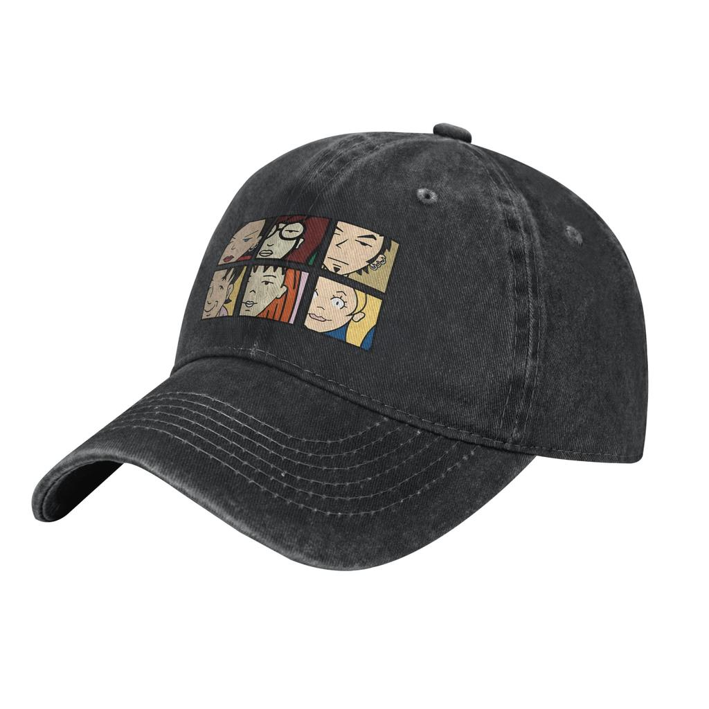 Musikfernsehen Darias Gruppenfoto Sick Sad World Baseballkappe Used Denim Gewaschene Snapback-Kappe Unisex Unstrukturierte Kappen Mütze