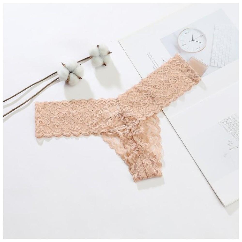 Bow Lace Seamless Panties Thong Mesh Lace Briefs Fashion Underwear for Women  Comfortable