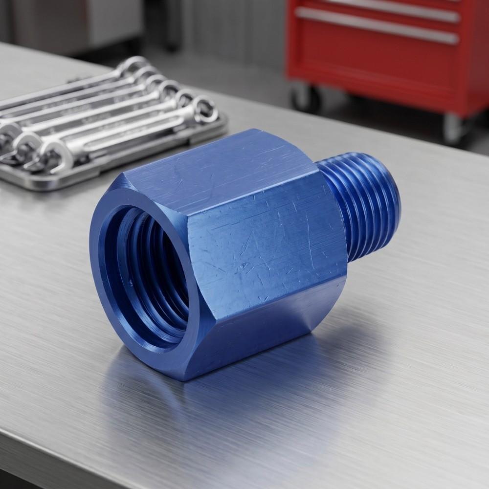 Wear Resistant Pressure Gauge Adapter M12 Female Hose End Fitting Thread Reducer Fitting  Auto Shop