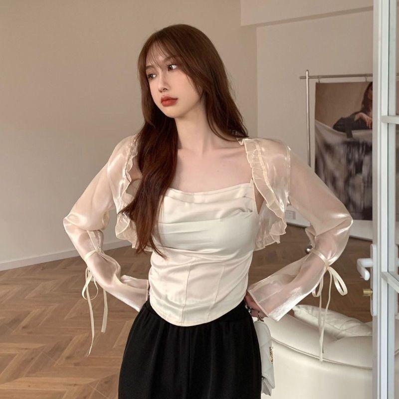 Small Shawl Outer Cover Women's Summer Design Versatile Sun Protection Thin Cardigan Jacket Top