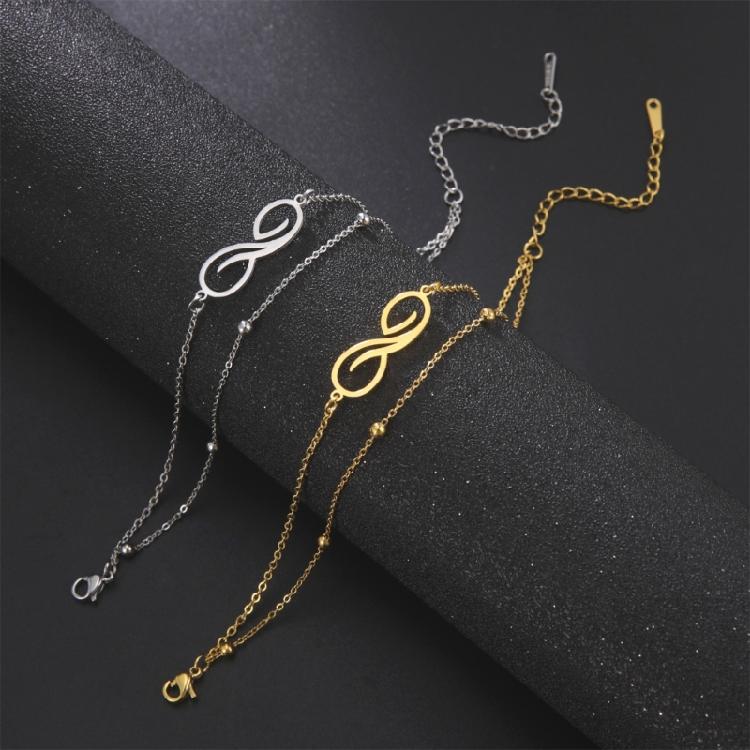Double Layer Infinities Bracelet for Women Stainless Steel Comfortable Stylish and Versatile Jewelry Special Gifts