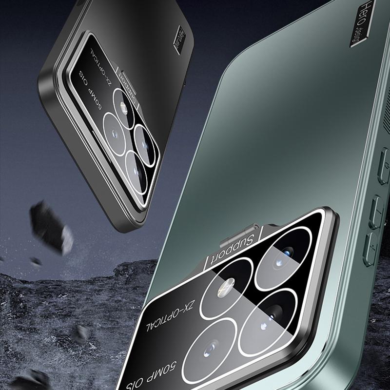 TPU+PC Phone Cover for Xiaomi Poco F6 Pro 5G/Redmi K70 5G/K70 Pro 5G Cases Anti-Drop Cell Phone Shell with Kickstand