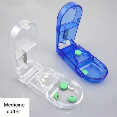 1 PIÈCE Coupe-Comprimés Médicaments Boîte de Rangement à Comprimés Séparateur Coupe-Comprimés Diviseur Étui de Rangement Soins de Santé Boîte à Pilules Médicaments