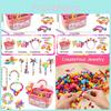 Childrens Diy Pop Bead Kit With Plastic Material For Creative Crafting And Parentchild Interaction