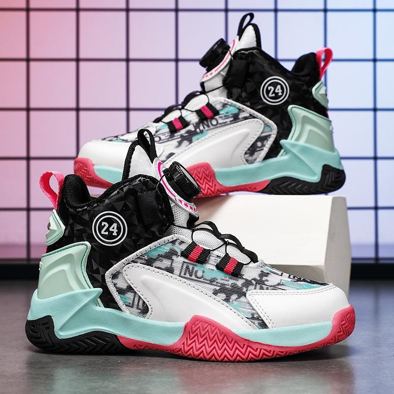 Boys' Shoes Children's Basketball Sports Middle Large Breathable Running