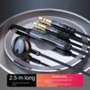 3.5mm Jack Dual Jack Headphones in Ear Wired Headset 3.5mm Wired Earphones  for Desktop/Computer/PC