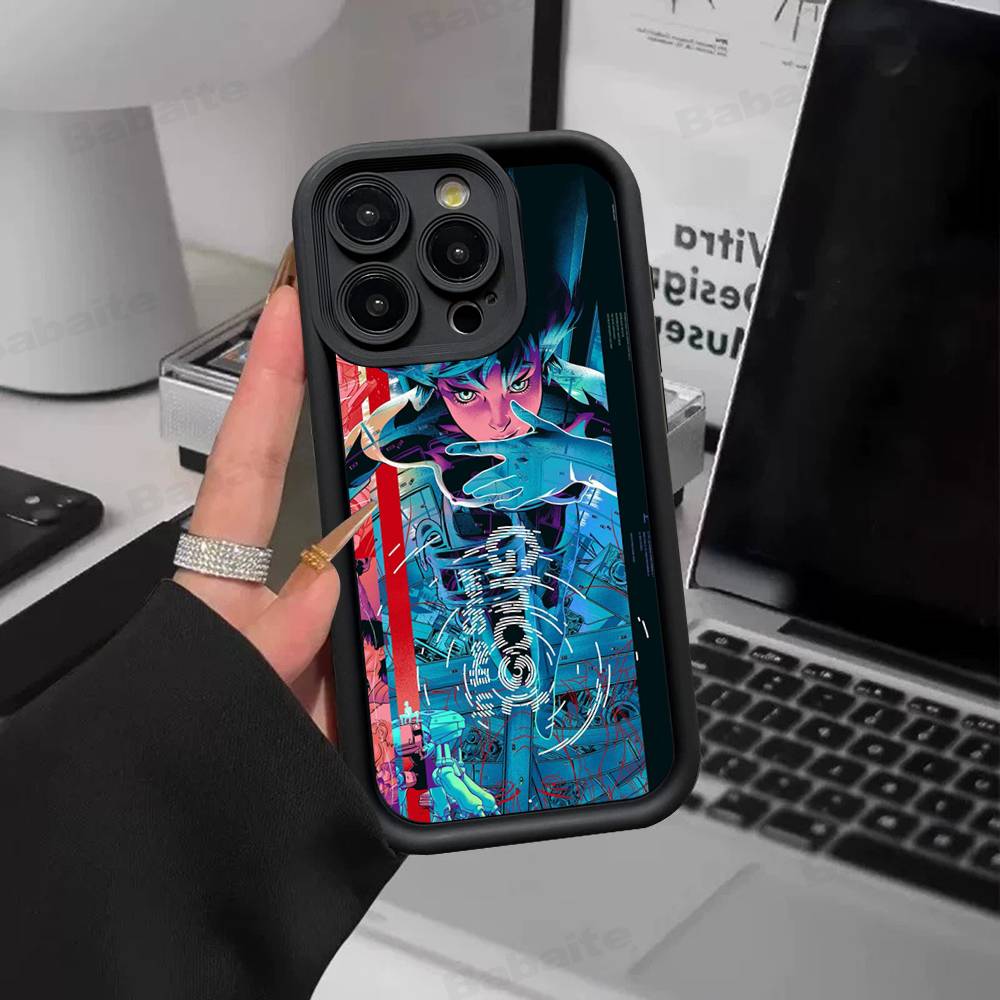 Phone Case Anime G-ghost In The S-shell for Samsung S26 S25 S24 S23 S22 S21 S20 F06 M16 Note 20 FE Ultra Soft Silicone TPU Cover