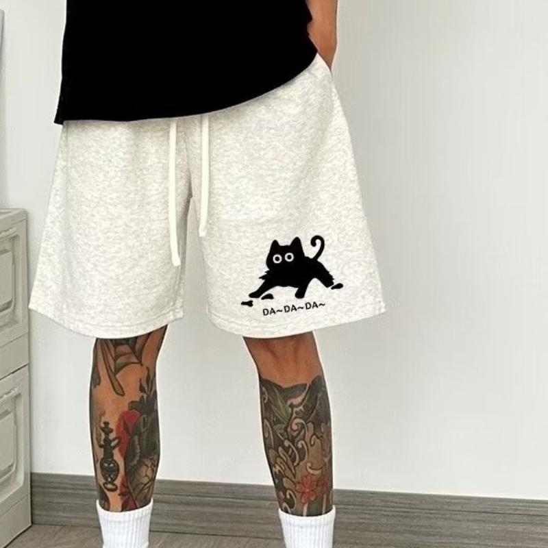 

Летние прямые свободные повседневные брюки тонкие спортивные пятиточечные мужские брюки новые One size